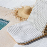 Rattan Beach Chair | White