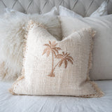 Palm Cove Cushion | Caramel