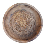 Indian Carved Timber Parat Bowl
