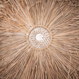 Raffia & Shell Juju Hat-Boho Abode-bali,brown,decor,handmade,juju,juju hat,raffia,shell,wall decor,wall hanging