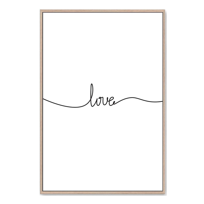 Love Line Art | Quote-Boho Abode-Art Print,beige,blush,Bohemian,Boho,Canvas,coastal,Framed Print,hamptons,love,love line art,neutral,phrase,portrait,Print,quote,text,white