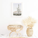 Desert Cactus-Boho Abode-Art Print,beige,blush',Bohemian,Boho,cacti,cactus,california,californian,Californian desert,Canvas,desert,desert dunes,desert sand,dunes,Framed Print,mountain,neutral,portrait,Print,sand