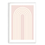 Blush Boho Arch-Boho Abode-arch,Art Print,blush,Bohemian,Boho,Canvas,Framed Print,peach,pink,portrait,Print,rainbow,scandi