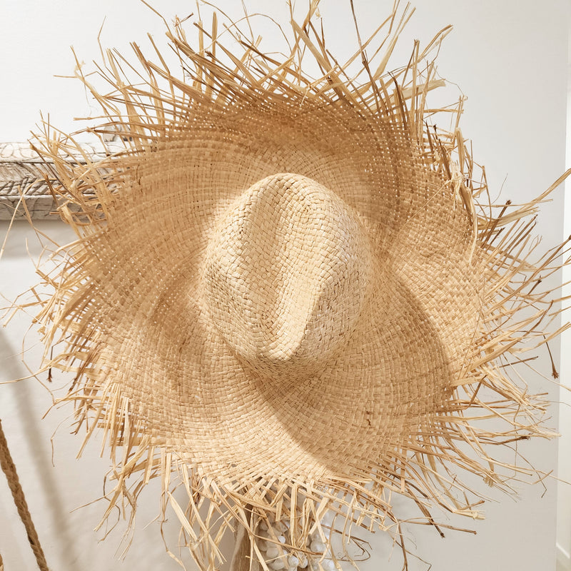 Raffia Cowboy Sun Hat | Natural