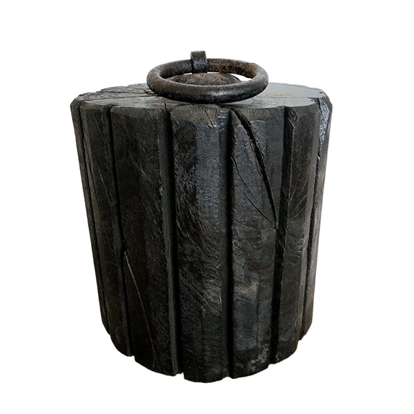 Vintage Indian Door Stop | Dark