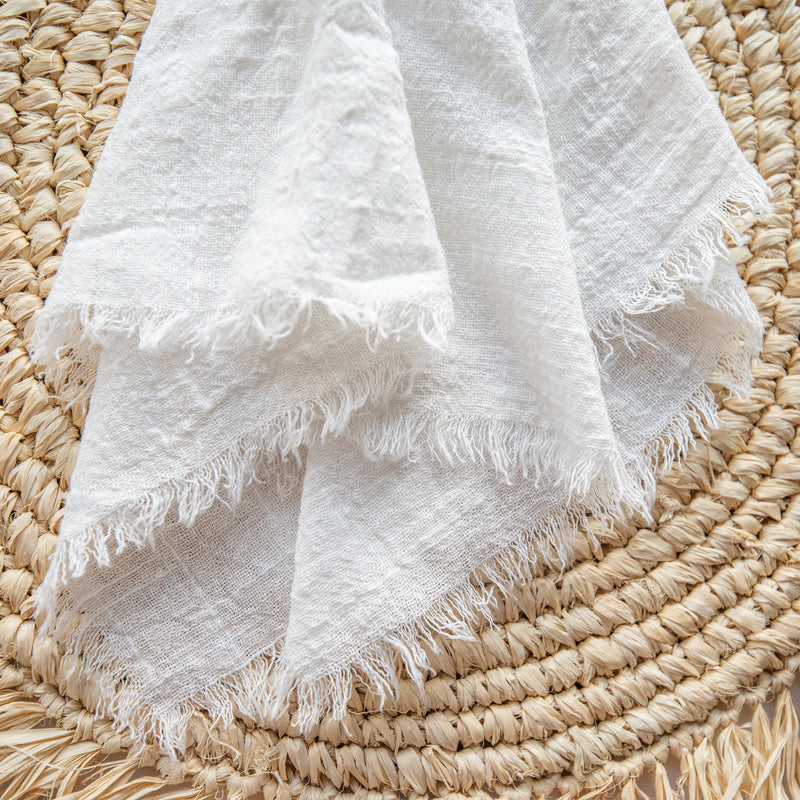 Textured Cotton Napkin | Ivory