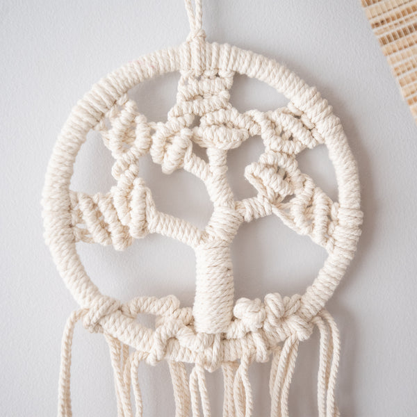 Mini Tree Of Life Dreamcatcher | Off White