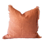 Serenity Linen Cushion | Terracotta