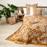 Golden Slumbers Woven Cotton Throw | Picnic Blanket