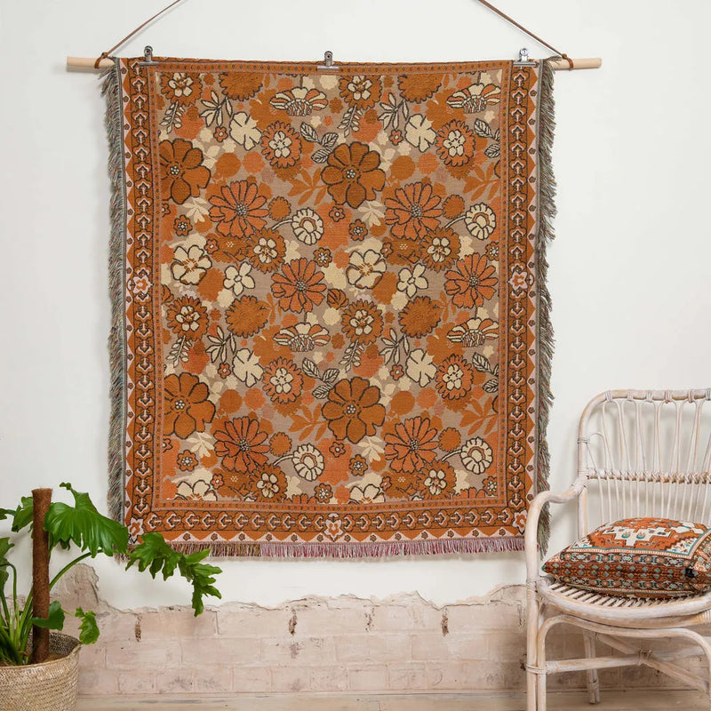 Penny Lane Woven Cotton Throw | Picnic Blanket