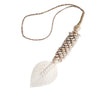 Seagrass & Shell Feather Tassel